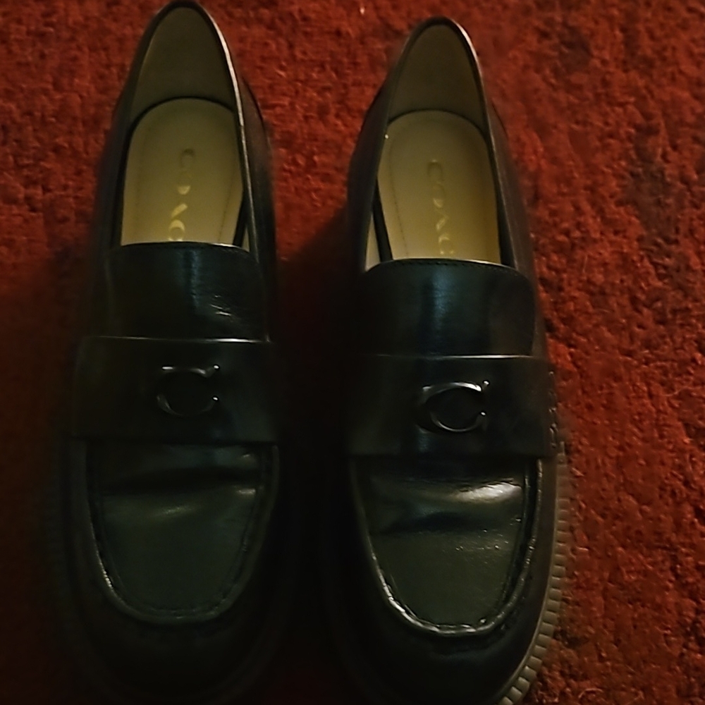 Coach Black Loafers